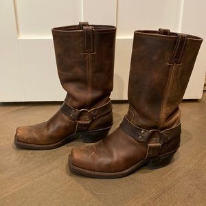 Frye Brown Leather Women's Boots